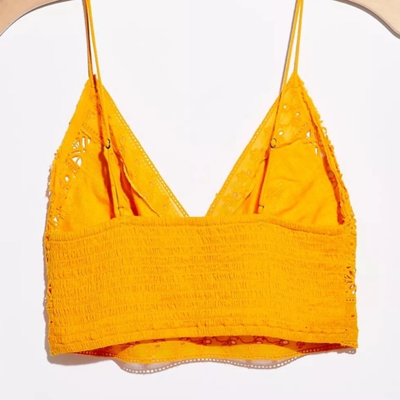 NEW (M) Free People Carina Mango Bralette - Picture 5 of 7